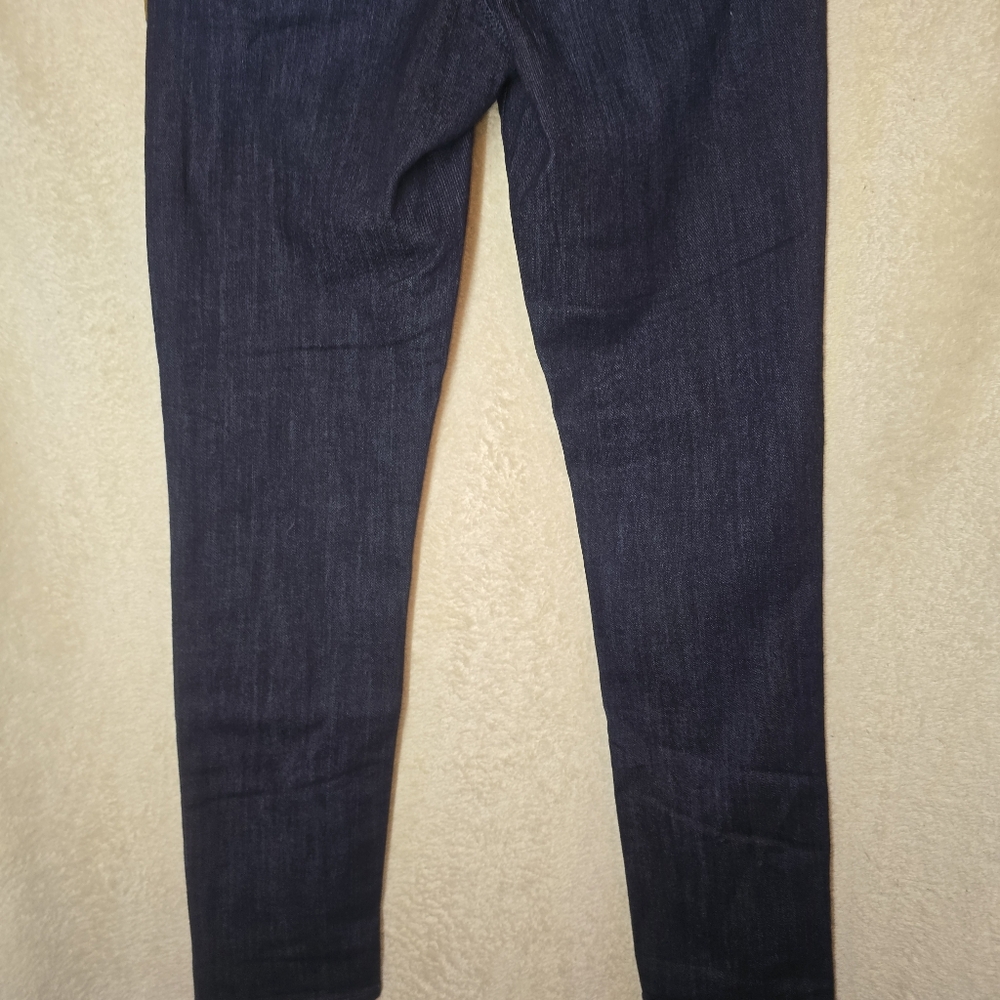 LC Lauren Conrad Skinny Ankle Mid Rise NWT Size 6 Dark Wash Blue Jeans - Picture 7 of 13